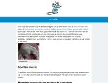 Tablet Screenshot of muizenpagina.nl